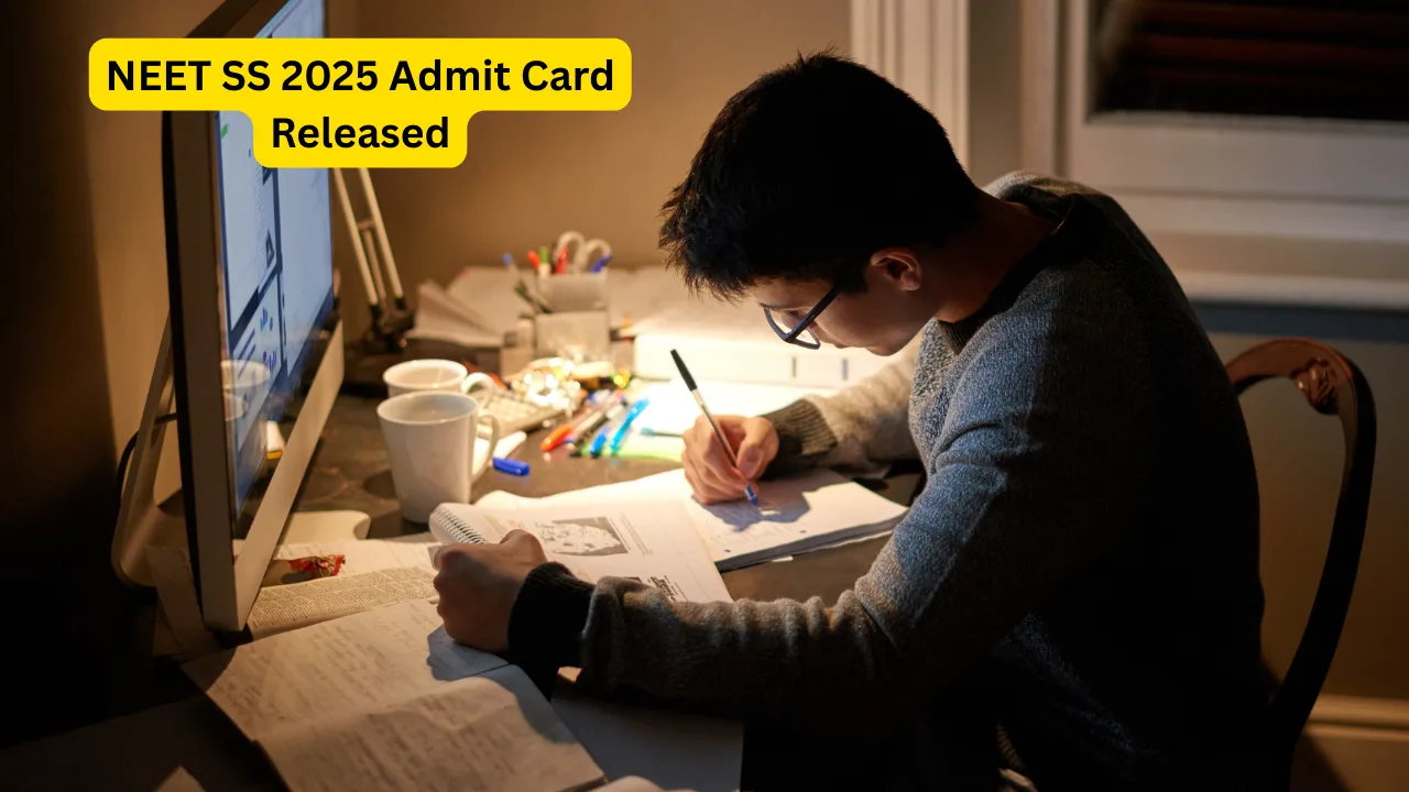 NEET SS 2025 Admit Card Released