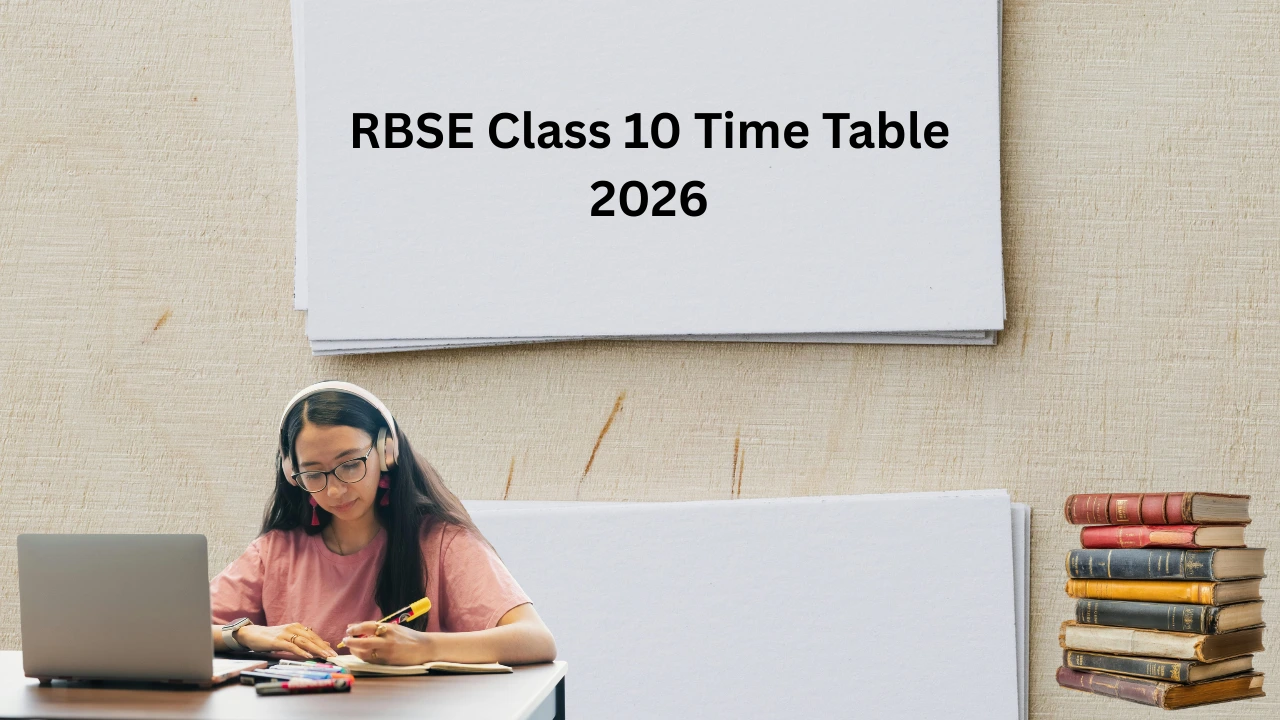 RBSE Class 10 Time Table 2026