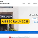 AIBE 20 Result 2025