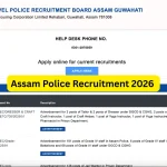 Assam Police Recruitment 2026