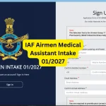 IAF Airmen Medical Assistant Intake 01/2027