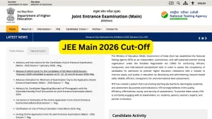JEE Main 2026 Cut-Off: Check Category-Wise Percentile & Marks Range