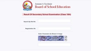 JKBOSE Class 10th Result 2026 Declared at-jkbose.nic.in/results/