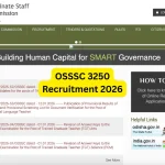 OSSSC 3250 Recruitment 2026