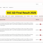 SSC GD Final Result 2025